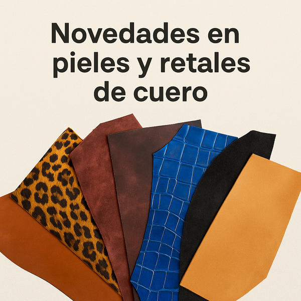 Novedades en pieles y retales de cuero