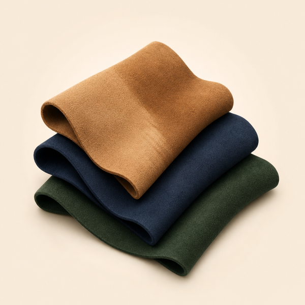 Vacuno nobuck para calzado, bolsos, asentadores de cuchillos y cetrería