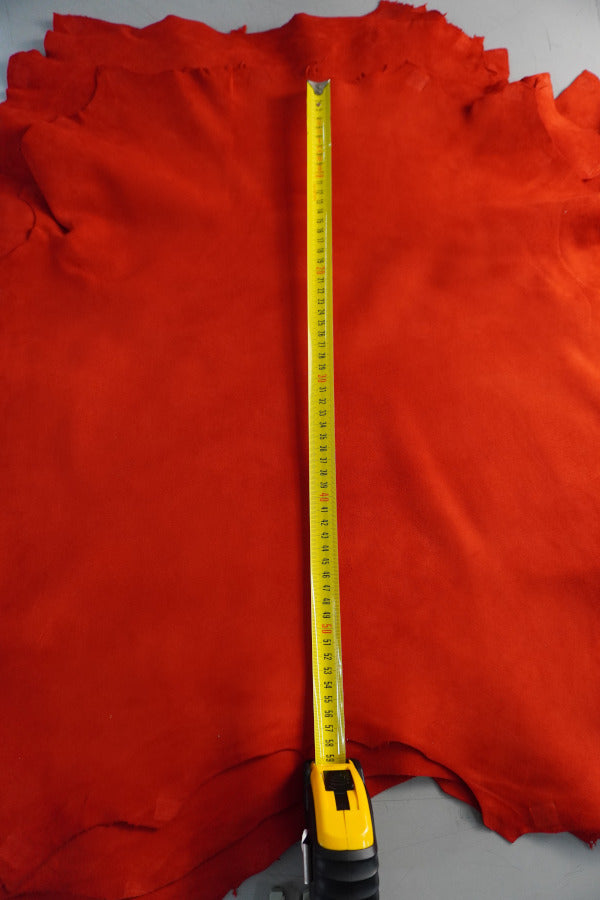 Piel de ante rojo fuego - imagen 2