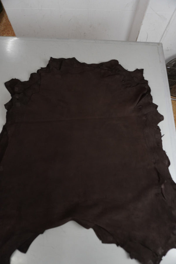 Piel de ante marrón chocolate - imagen 2