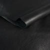 Piel de Cabra Negra con Flor | Cuero Flexible para Marroquinería