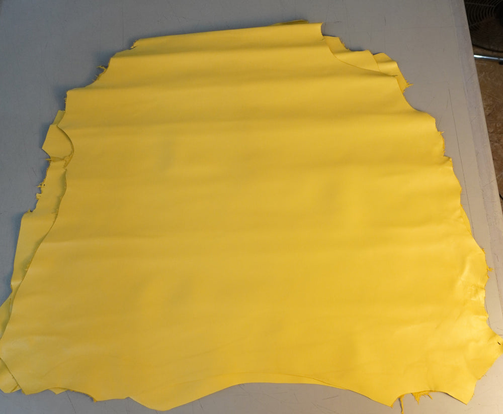 Piel de cabra amarillo palo - imagen 2