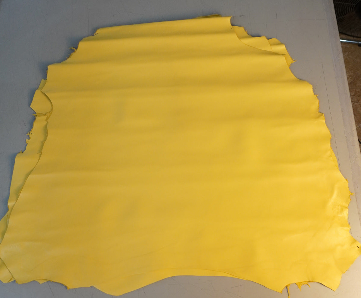 Piel de cabra amarillo palo - imagen 2