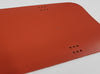 Cubierta de piel vacuno naranja– A5 y Pocket