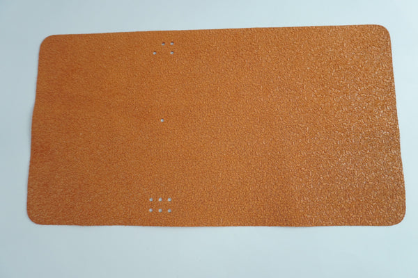 Vacuno grabado naranja-Cubiertas de piel para cuadernos A5 - imagen 2