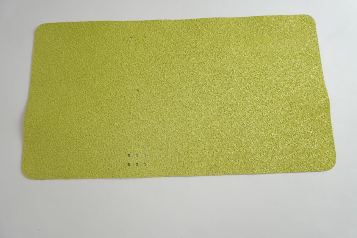 Vacuno grabado pistacho-Cubiertas de piel para cuadernos A5 - imagen 2