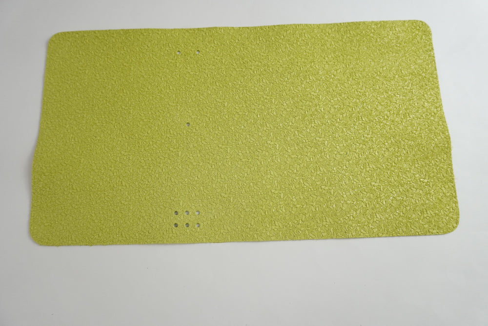 Vacuno grabado pistacho-Cubiertas de piel para cuadernos A5 - imagen 2