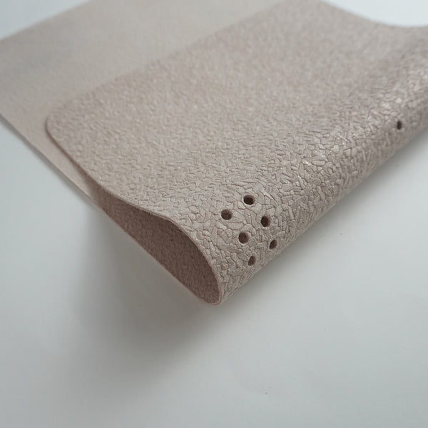 Vacuno grabado rosa claro-Cubiertas de piel para cuadernos A5 - imagen 1