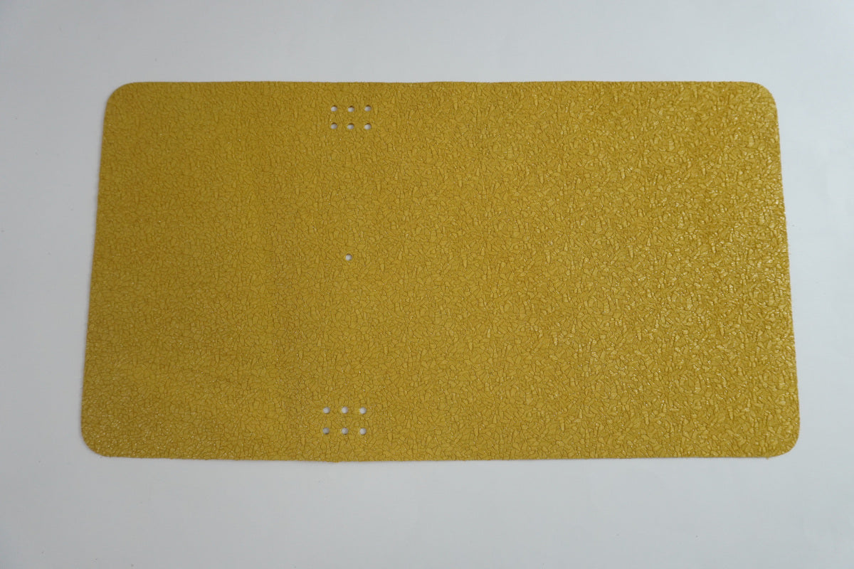 Vacuno grabado amarillo-Cubiertas de piel para cuadernos A5 - imagen 2