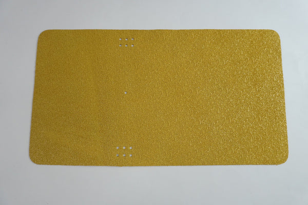 Vacuno grabado amarillo-Cubiertas de piel para cuadernos A5 - imagen 2