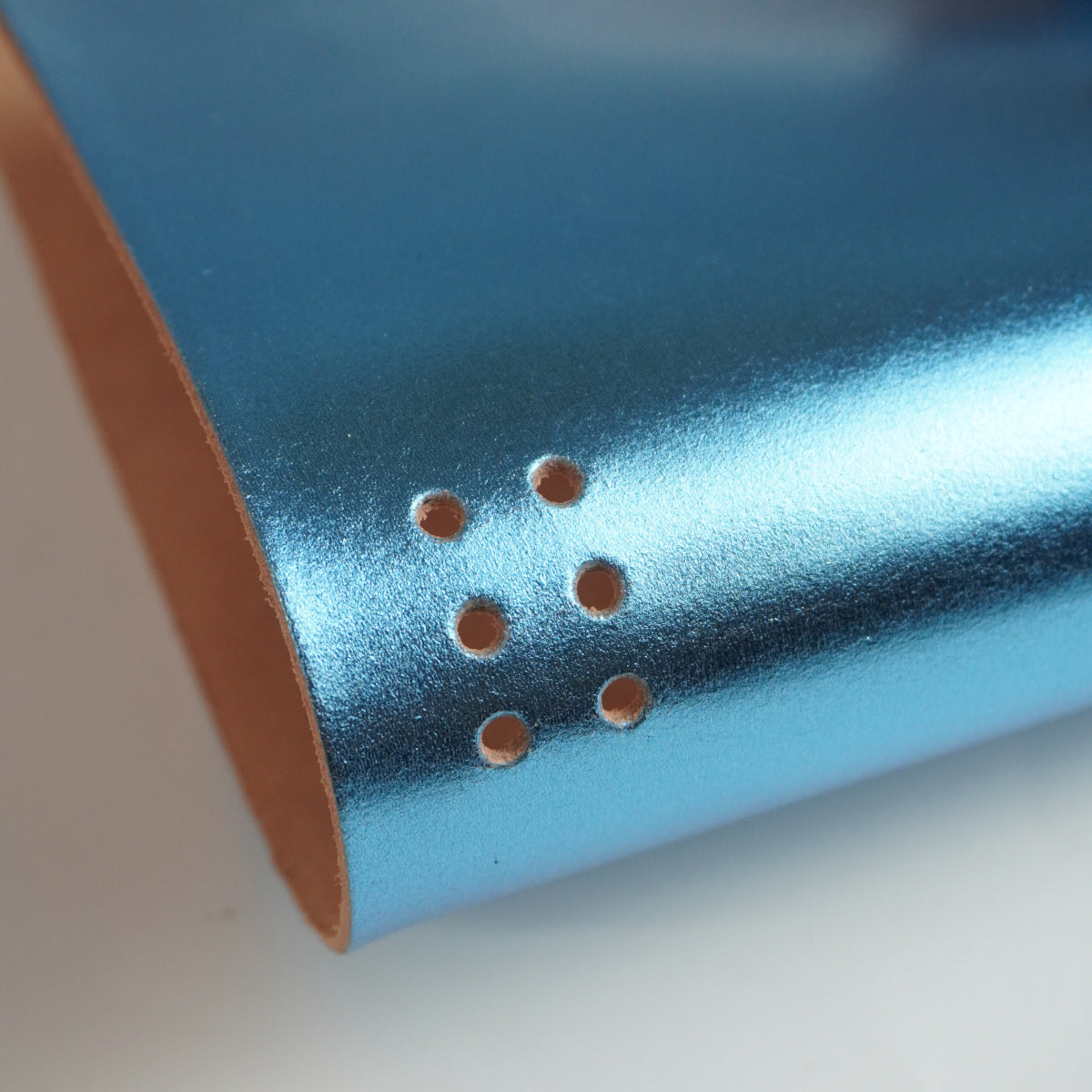 Cubierta de piel laminada azul – A5 y Pocket - imagen 1
