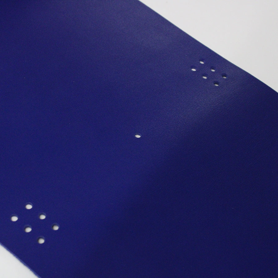 Cubierta de piel vacuno color azul eléctrico – A5 y Pocket