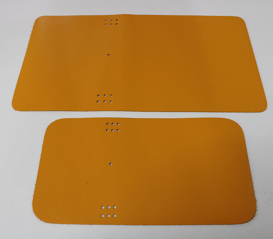 Cubierta de piel vacuno color mostaza – A5 y Pocket