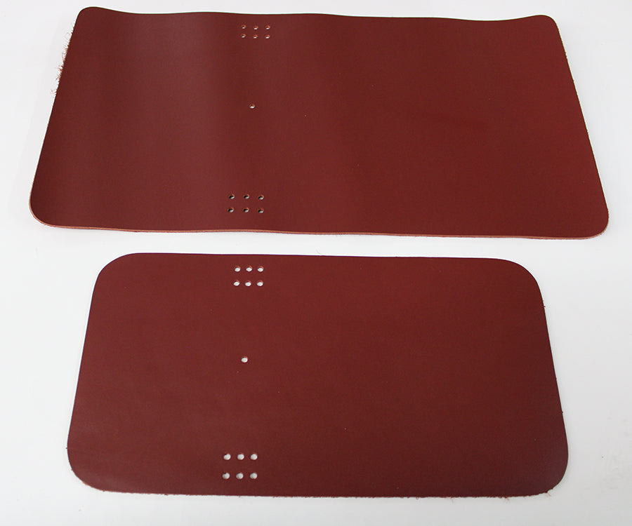 Cubierta de piel vacuno color burdeos – A5 y Pocket