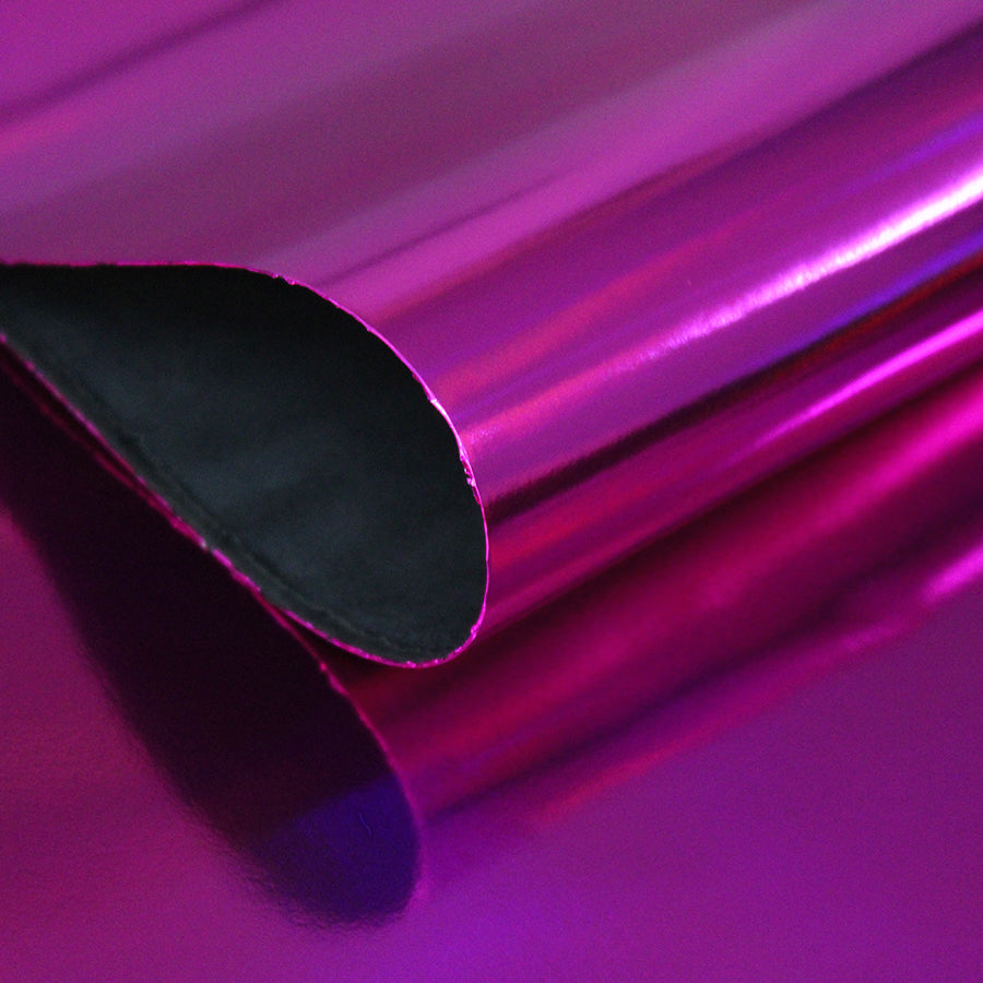 ✨ Retal de vacuno laminado metalizado fucsia