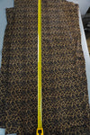 Retal de serraje leopardo reforzado con tela marrón