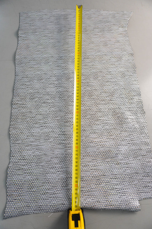 Retal de serraje fantasía ondas azuladas - imagen 2