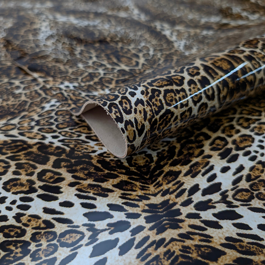 Retal de vacuno charol ortera style leopardo