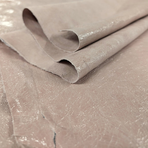 Retal de serraje vitelo laminado rosa