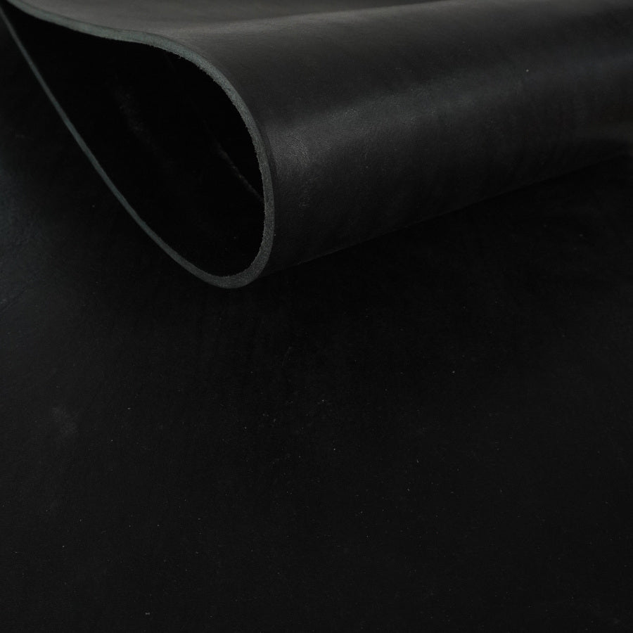 Retal de vaquetilla negro mate