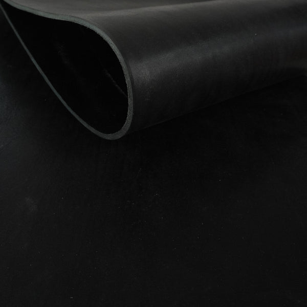 Retal de vaquetilla negro mate