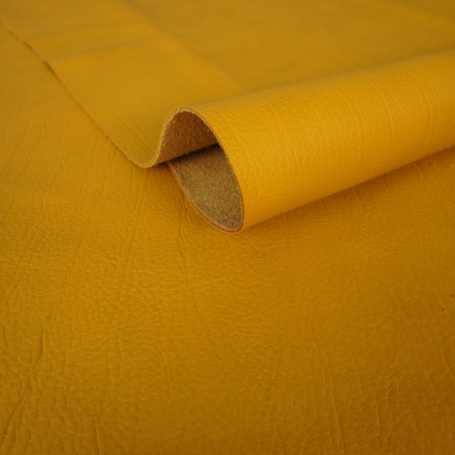 Retal vacuno grabado amarillo