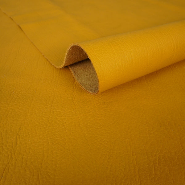 Retal vacuno grabado amarillo