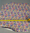 Retal de vacuno grabado perforado estampado flores con cuerpo