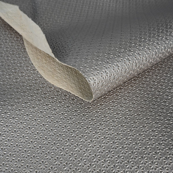 Piel de cabra grabada oro elegante