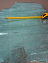 Piel de cabra metalizada azul metalizado