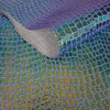 Piel de cabra fantasia azul tornasolada
