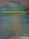 Piel de cabra fantasia azul tornasolada