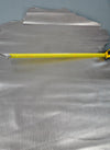 Piel de cabra grabada serpiente platino