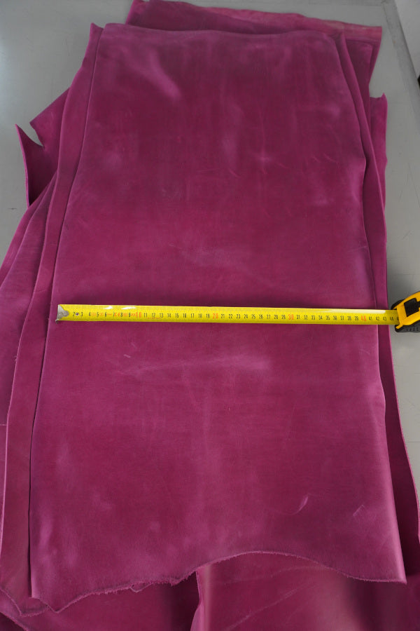 📓 Retal de vacuno engrasado fucsia