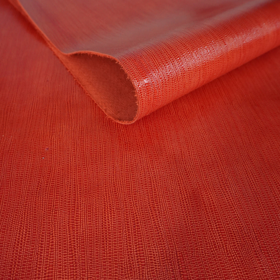 🐂 Retal de vacuno grabado rojo