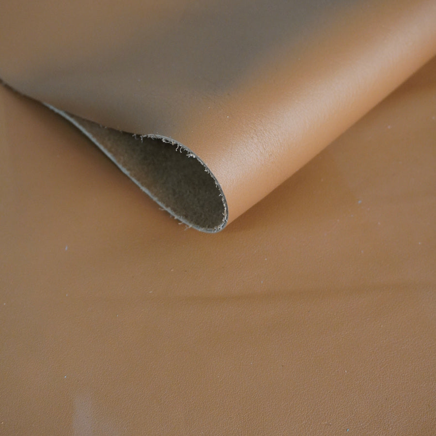 🐂 Retal de vacuno plena flor marrón taupe