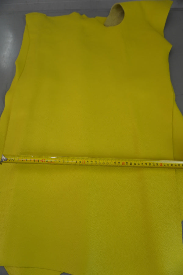 🐂 Retal de vacuno grueso amarillo intenso