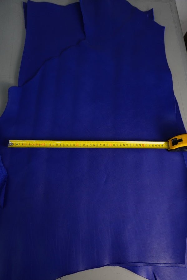 🐂 Retal de vacuno flor Fontanelles azulón