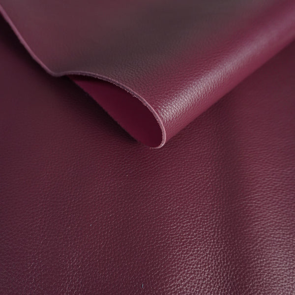 🐂 Retal de vacuno bombeado magenta con revés rosa