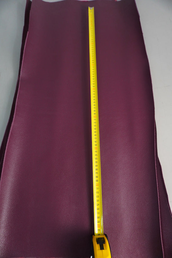 🐂 Retal de vacuno bombeado magenta con revés rosa