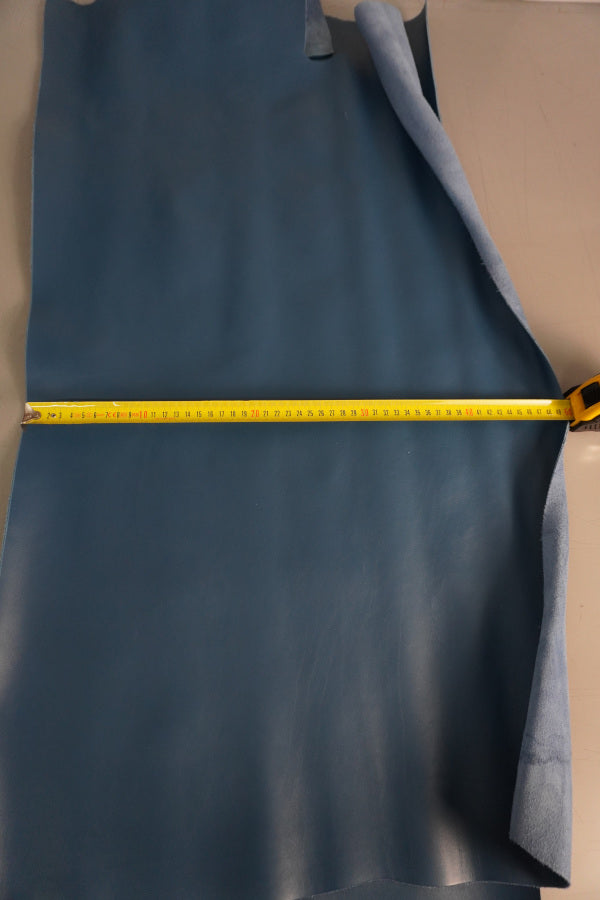 🐂 Retal de vacuno liso azul