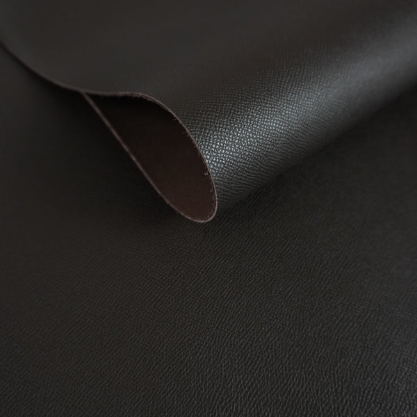 Retal de vacuno saffiano marrón