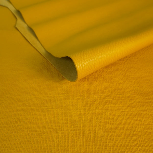 🐄💛 Retal de Vacuno Grabado Amarillo Mostaza