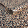 Retal en serraje leopardo peach