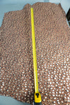 Retal en serraje leopardo peach