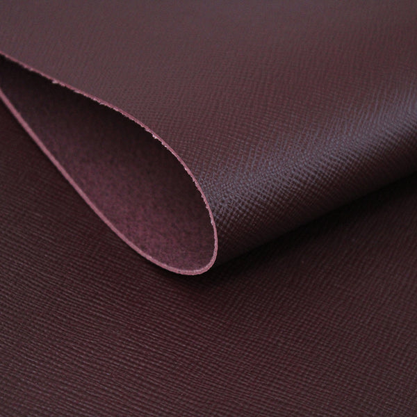 🐄 Retal de vacuno saffiano borgoña