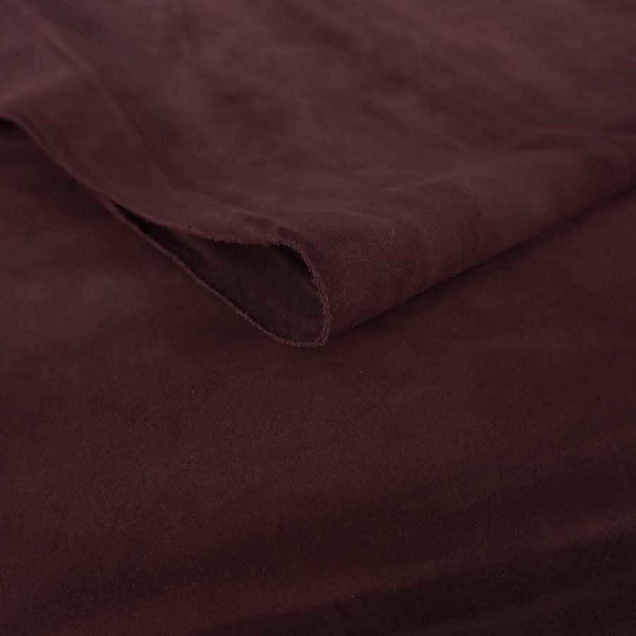 🐂 Vacuno serraje afelpado burdeos