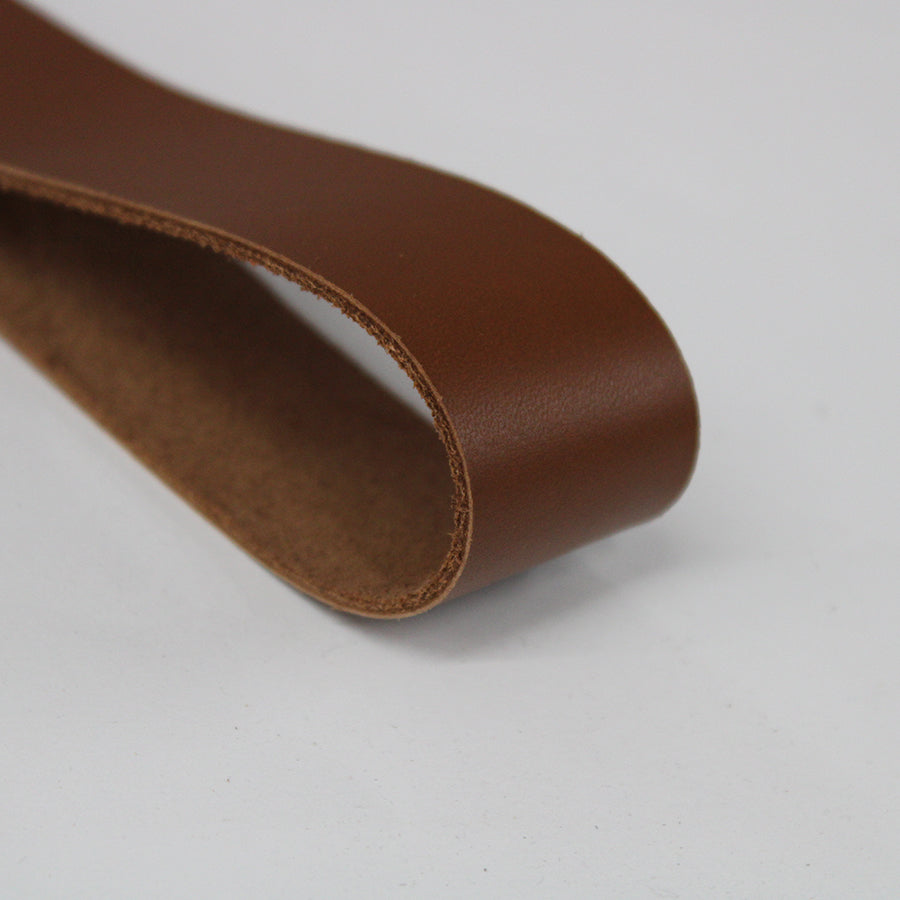 Tira vacuno color cuero nogal