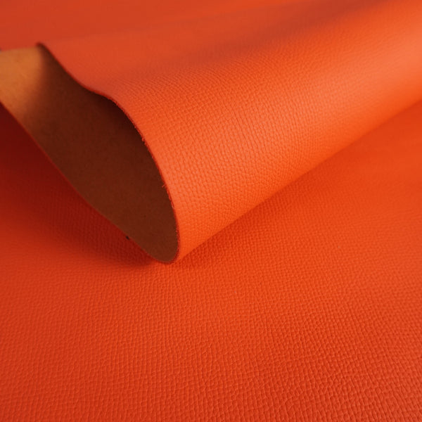 Vacuno Grabado curtiduría Priante color naranja
