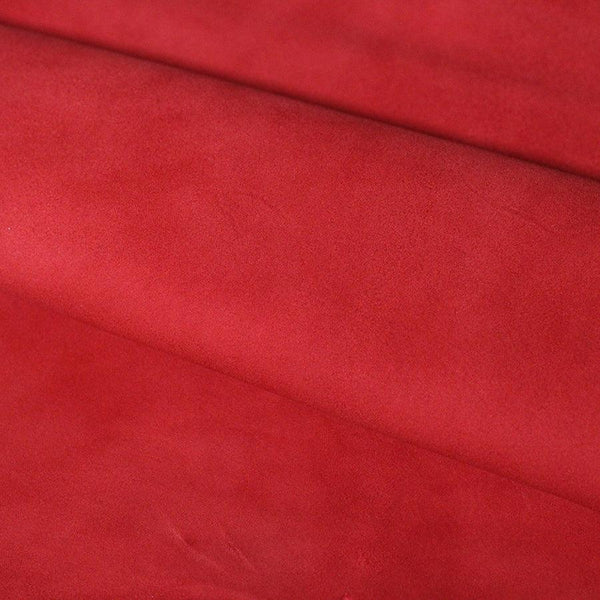 Ante rojo rubí - Piel para artesanos